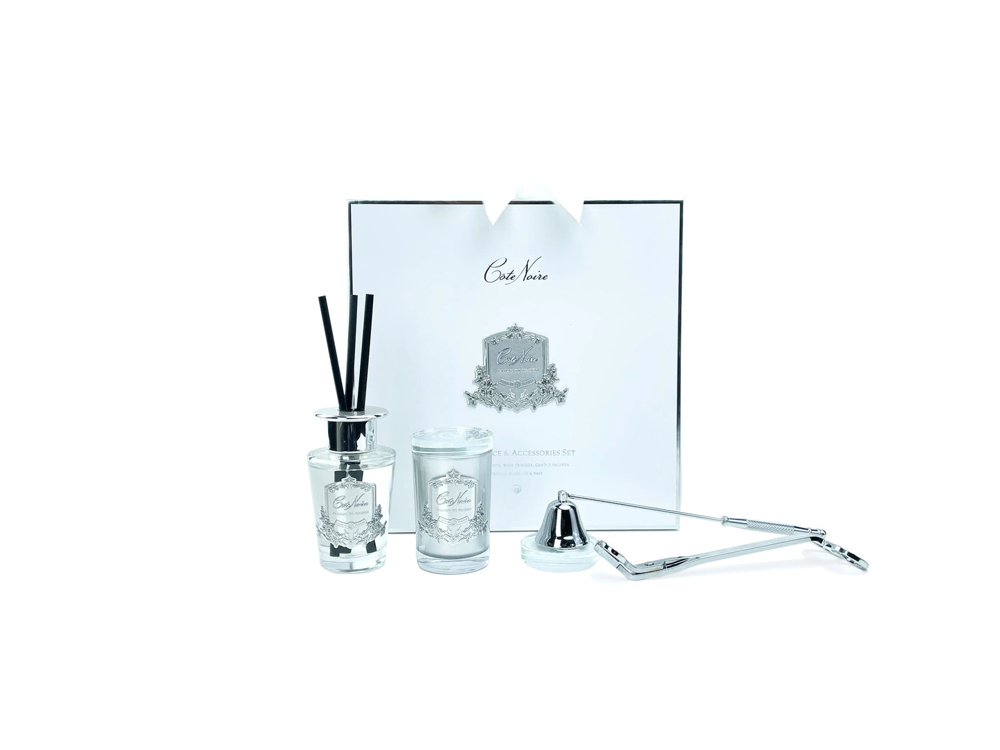 Coffret cadeau Luxury argent blanc