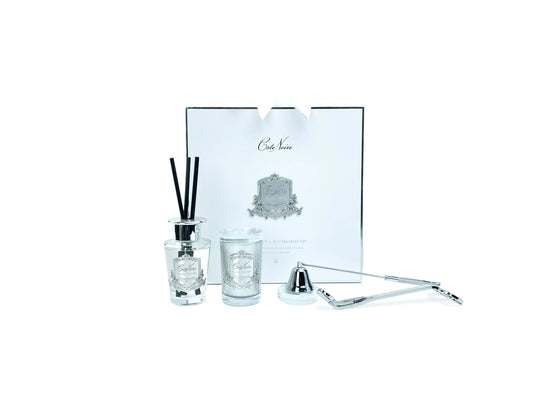 Coffret cadeau Luxury argent blanc