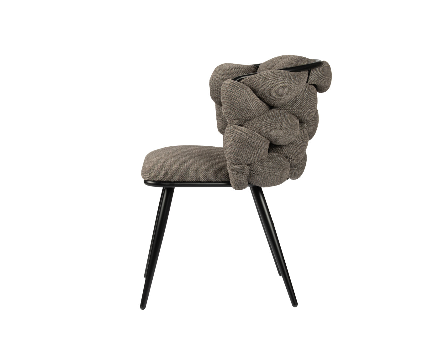 Chaise Roka taupe - Maison porcel  | Porcelaine