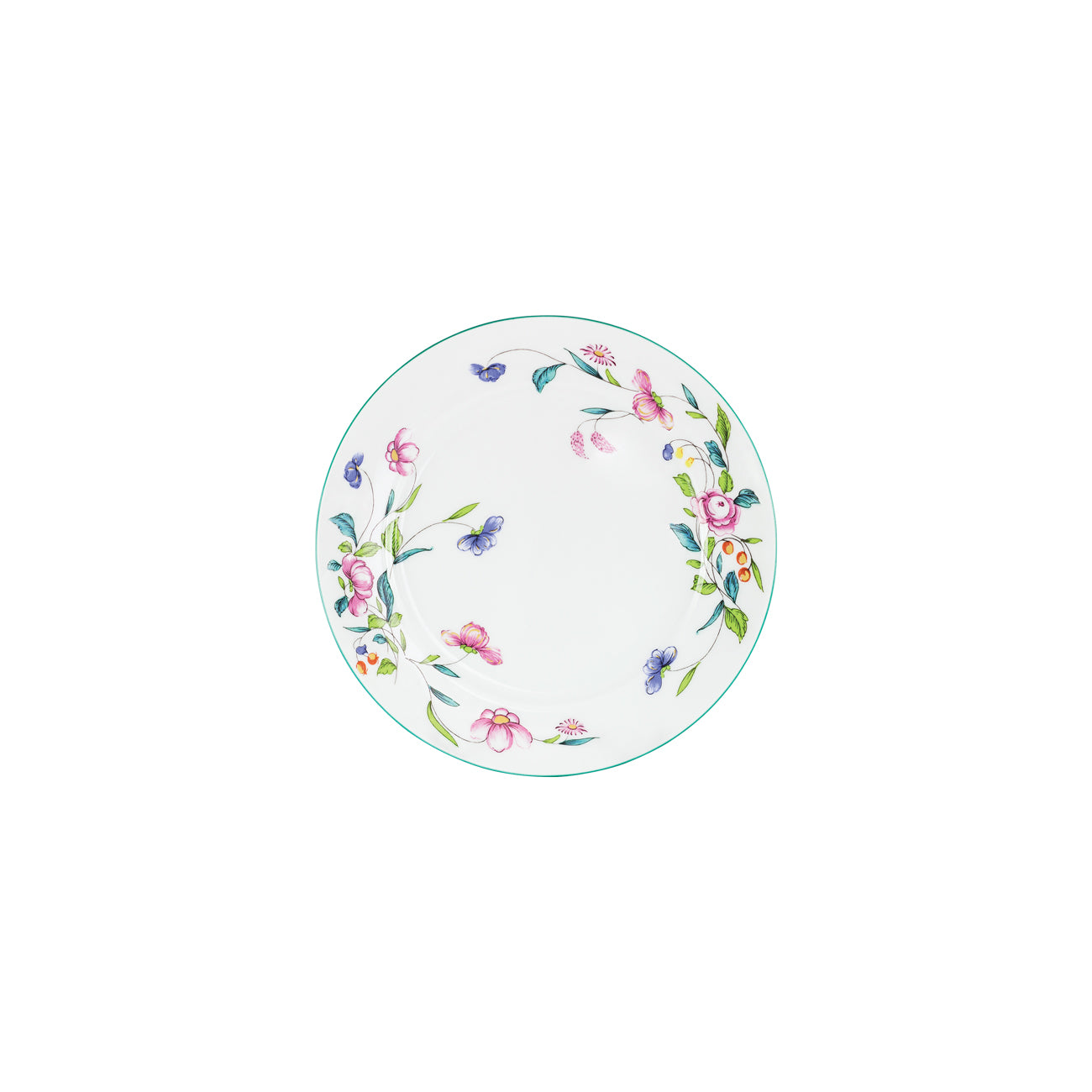 Florence assiette a pain 17cm - Maison porcel  | Porcelaine