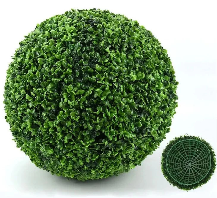 Boule de buis artificiel