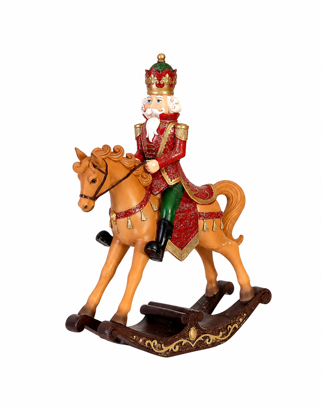 Casse-Noisette sur Cheval à Bascule – 29 cm