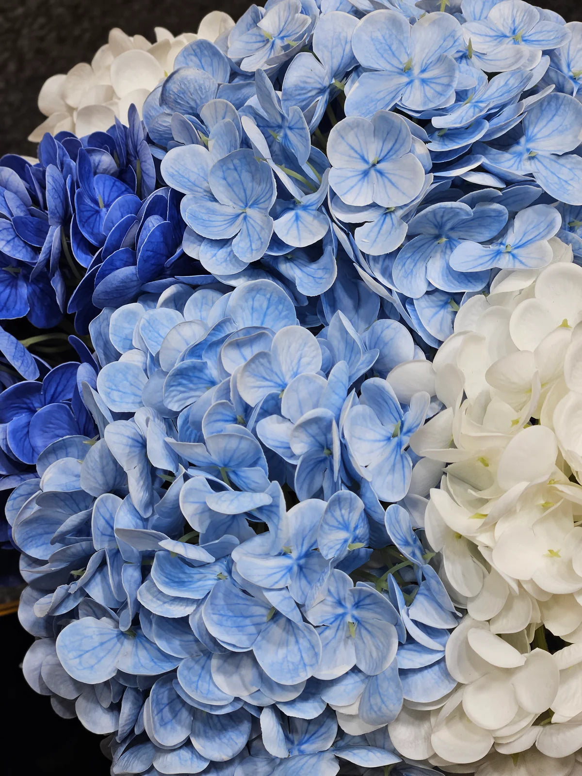 Grand bouquet hortensia bleue - Maison porcel  | Porcelaine