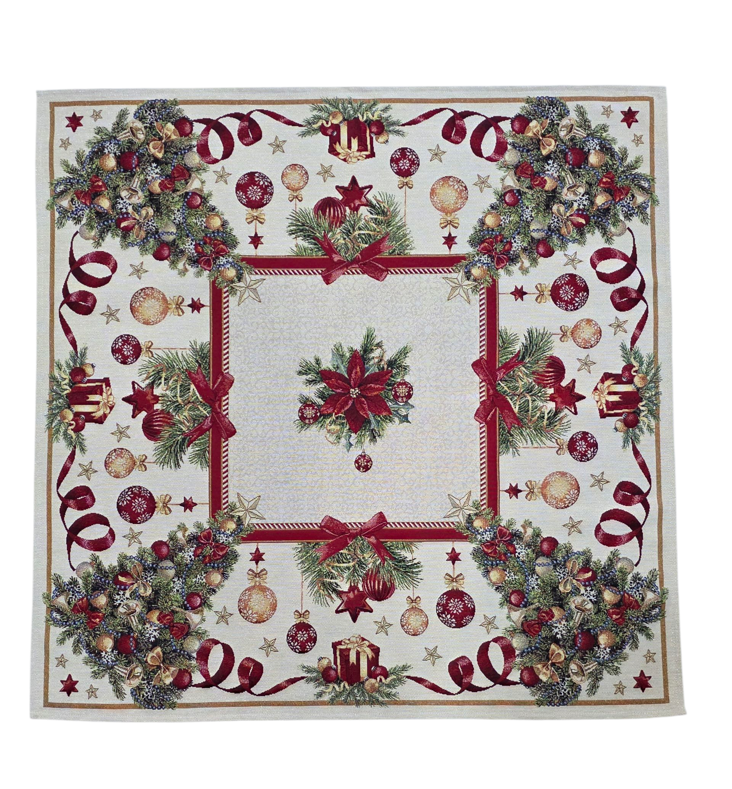 Centre de table Sapin de Noël Lurex