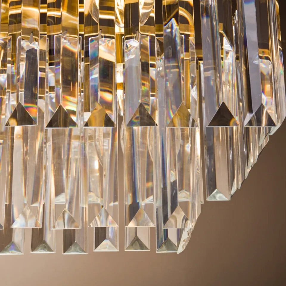 Grand lustre Hilton 125 cm – Structure dorée
