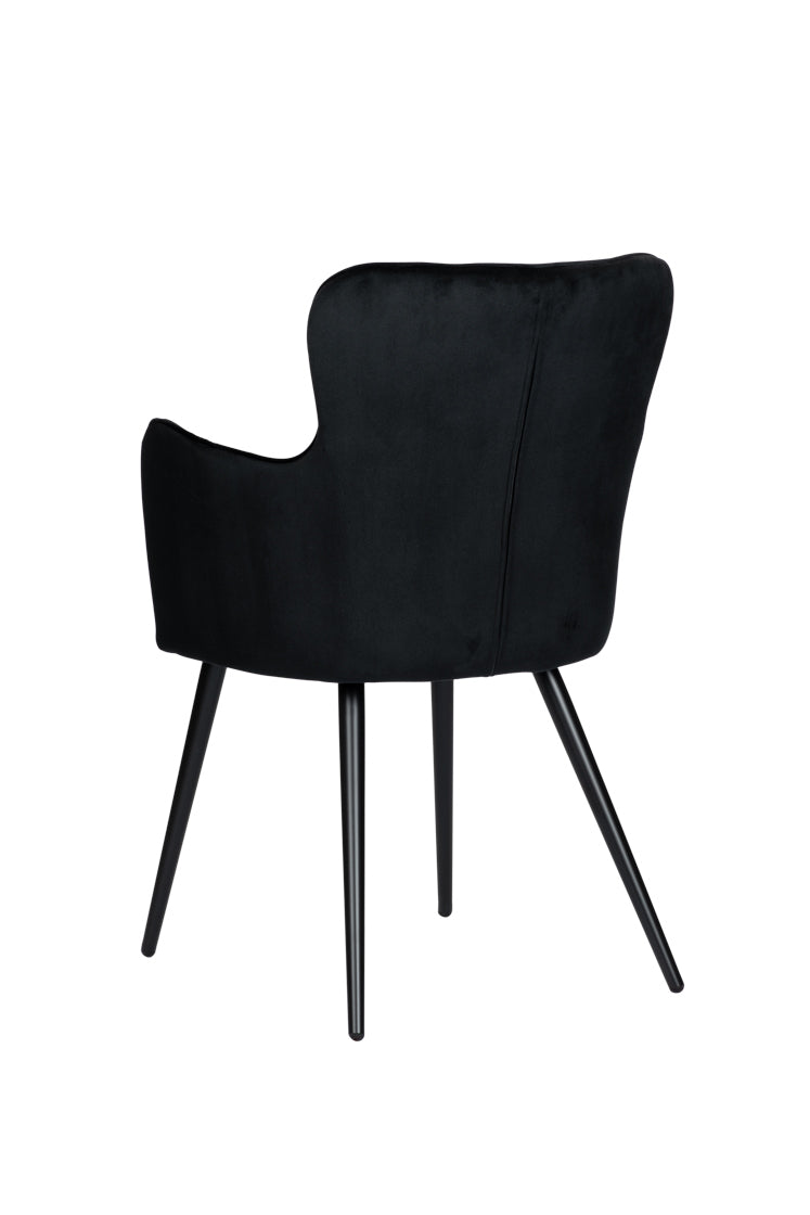 Chaise Bing Noir - Maison porcel  | Porcelaine
