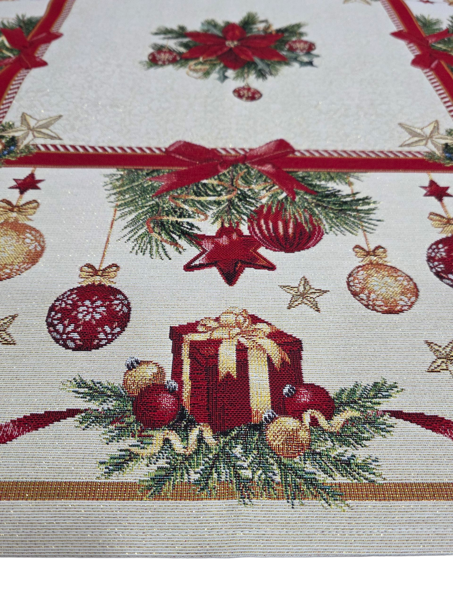 Centre de table Sapin de Noël Lurex