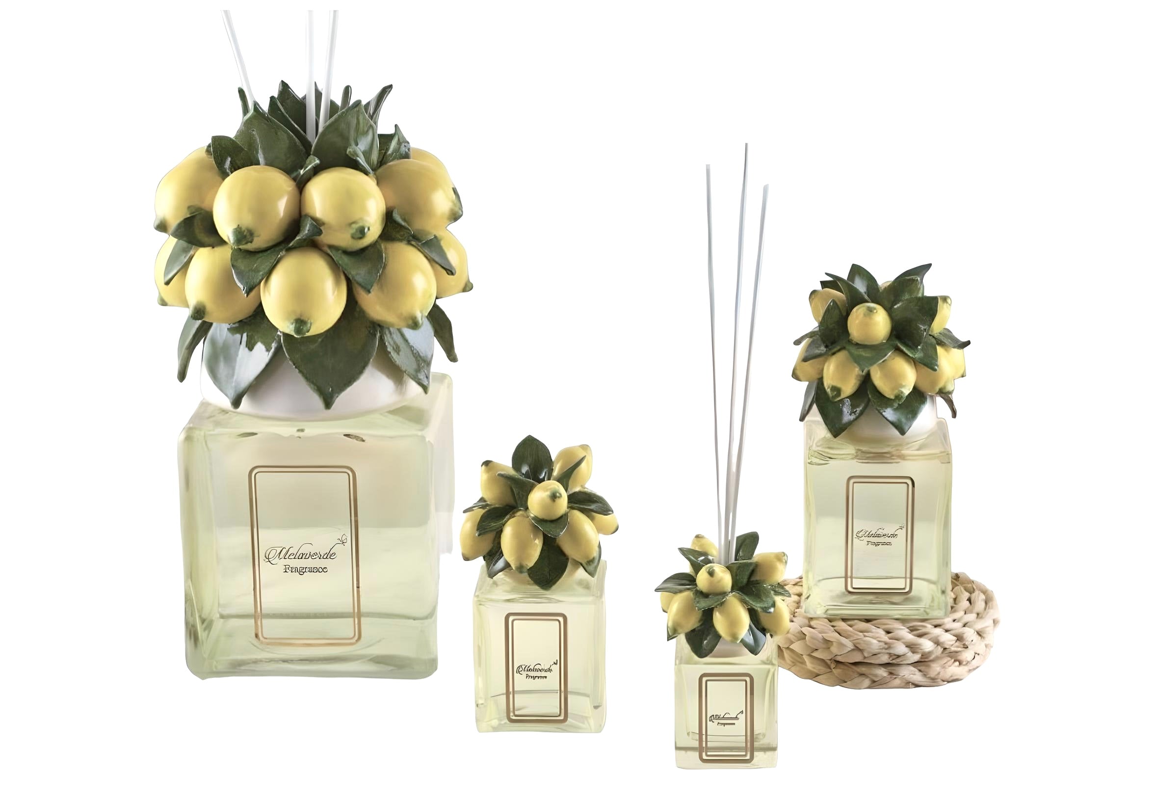 Diffuseur citronnier BLANC - Maison porcel  | Porcelaine