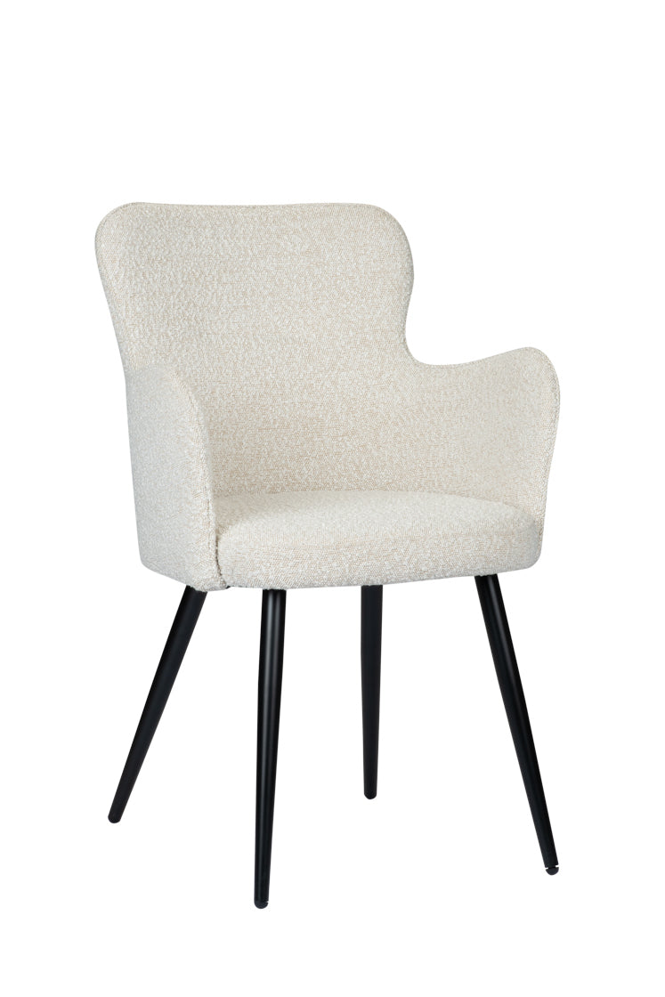Chaise Bing blanc perle - Maison porcel  | Porcelaine