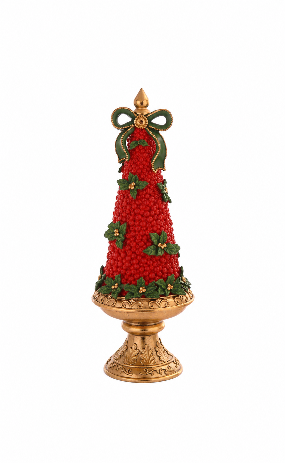 Sapin de Noël en Résine avec noeud – 34 cm