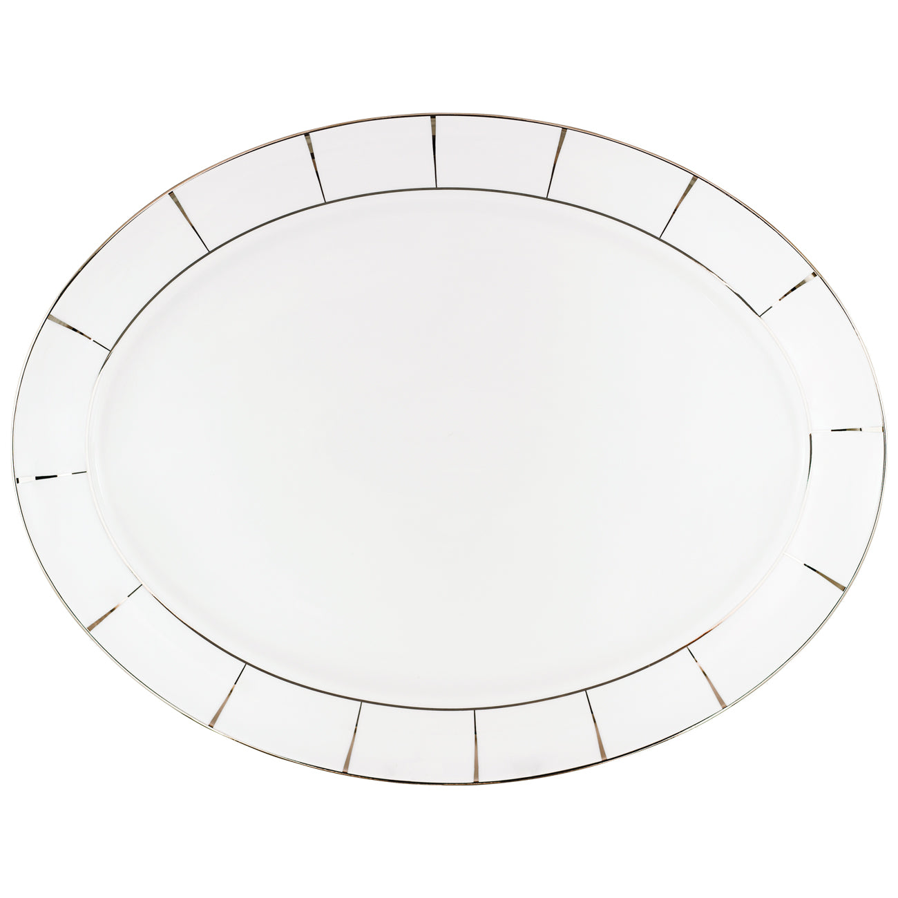 Excentric plat 39cm - Maison porcel  | Porcelaine