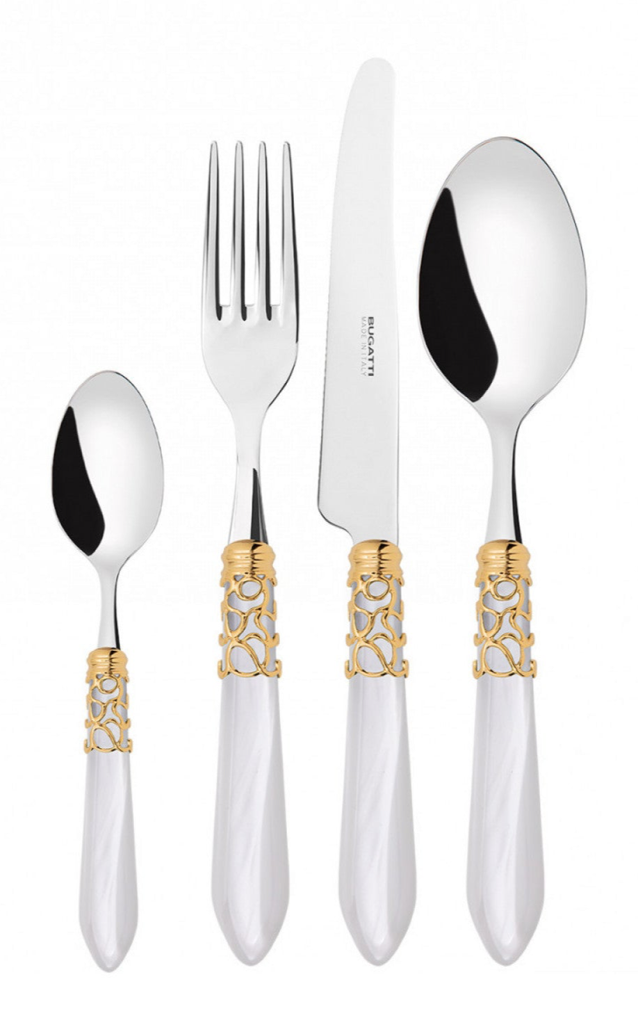 Bugatti melodia blanc doré - Maison porcel  | Porcelaine