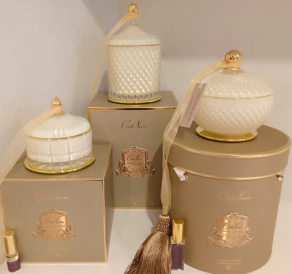 Grande bougie art déco prosseco