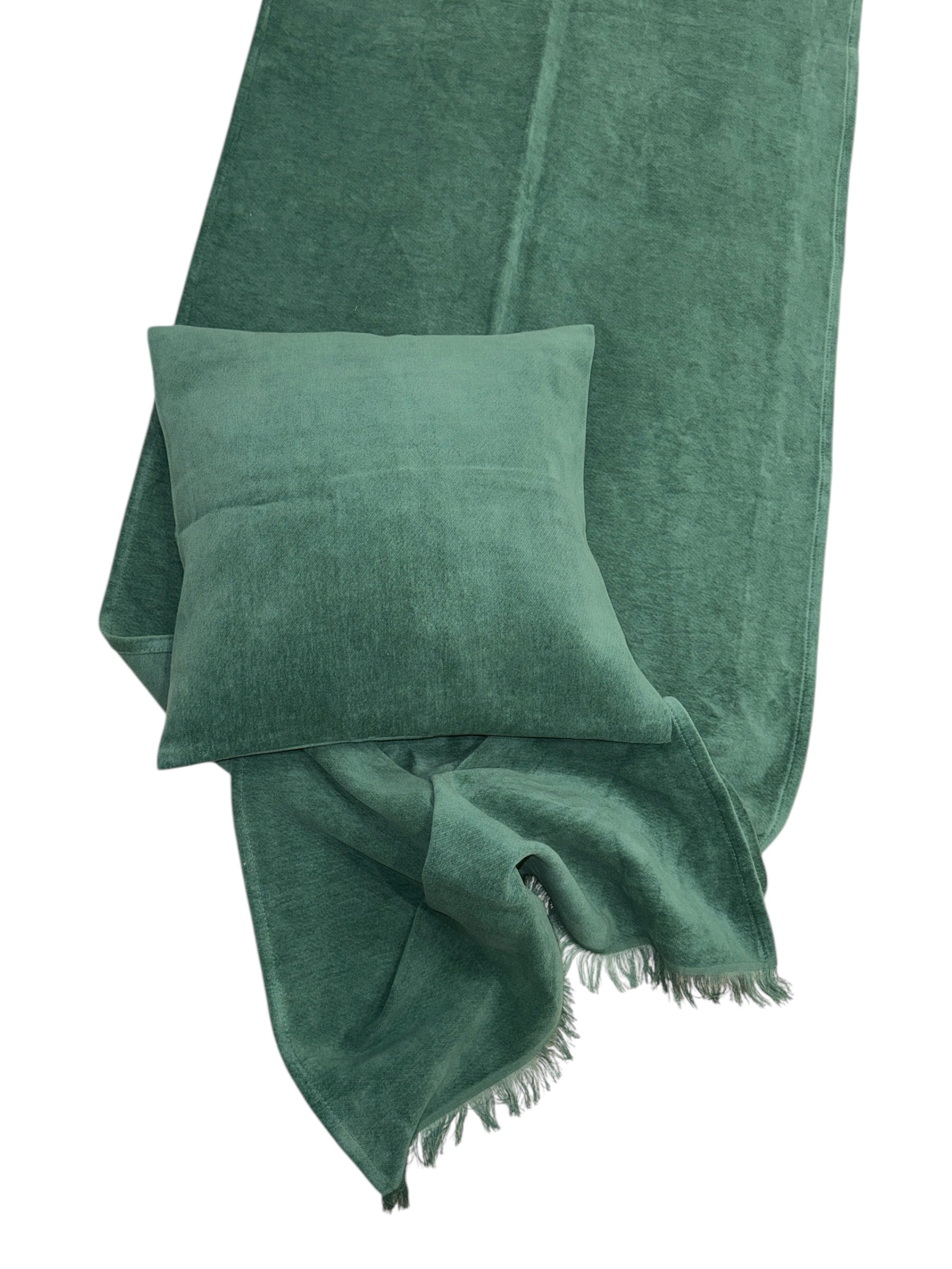 Chenille emeraude - Maison porcel  | Porcelaine