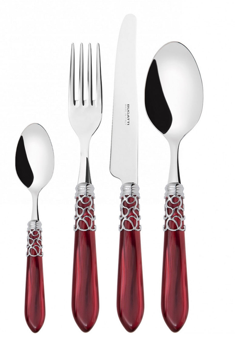 Bugatti mélodia bordeaux argent - Maison porcel  | Porcelaine