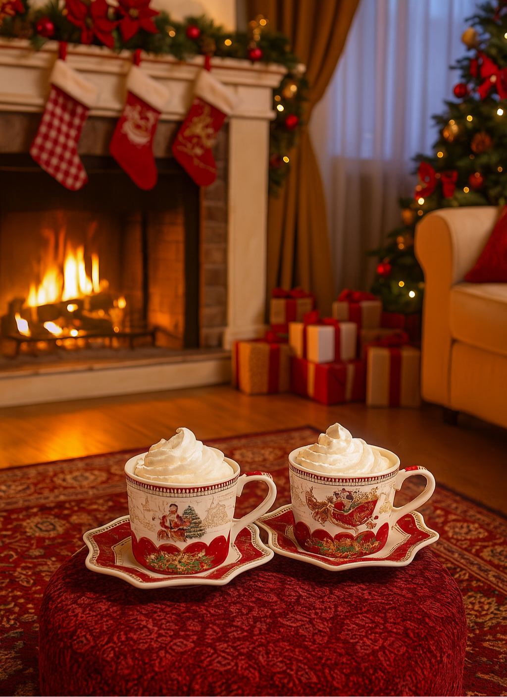 Christmas memories coffret 2 tasses à café