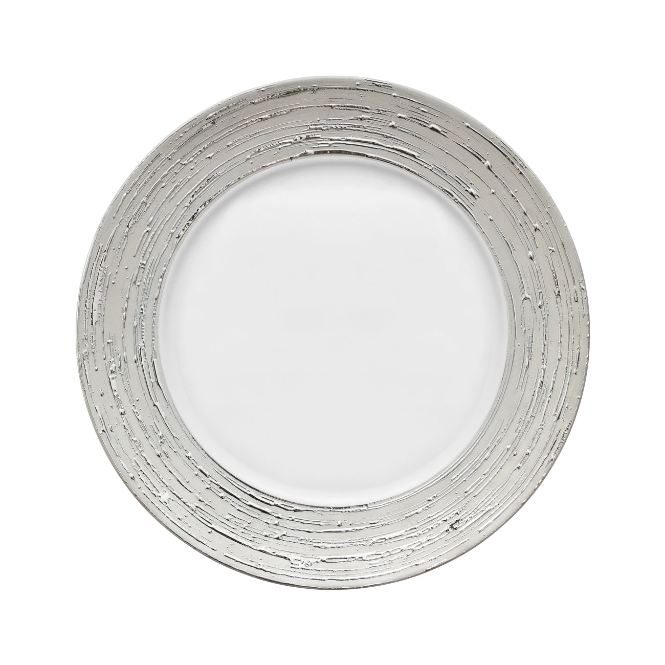 Argentatus assiette de présentation 31cm - Maison porcel  | Porcelaine