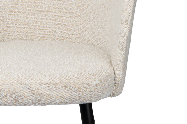 Chaise Bing blanc perle - Maison porcel  | Porcelaine