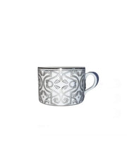Silver legacy tasse à thé - Maison porcel  | Porcelaine