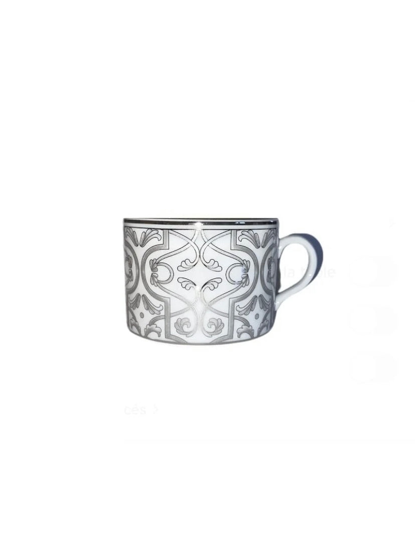 Silver legacy tasse à thé - Maison porcel  | Porcelaine