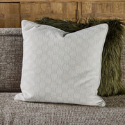 Coussin RM Monogram Blanc 50 cm