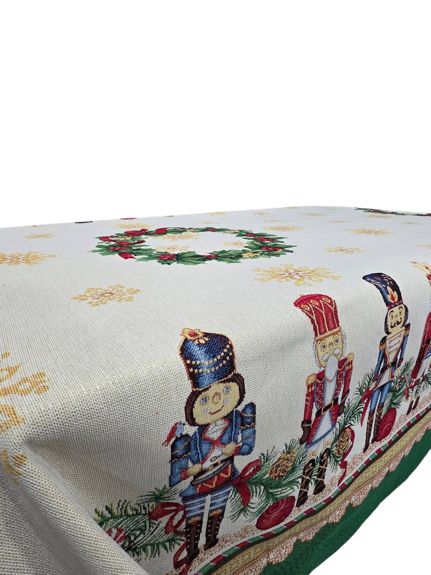 Nappe de Noël Casse noisette  Lurex 140x180cm