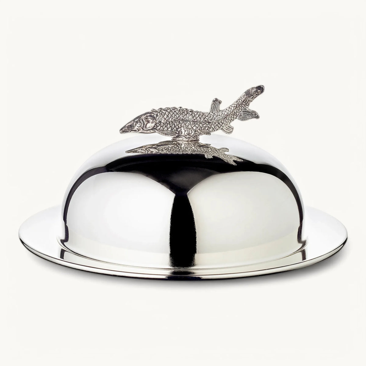 Coupe à caviar métal argenté