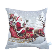 Housse de Coussin de Noël Traîneau