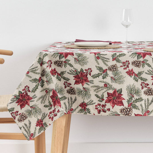 Nappe Anti-Taches – Poinsettia 220 cm