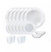 Set Porcelaine 18 pièces Belle époque White