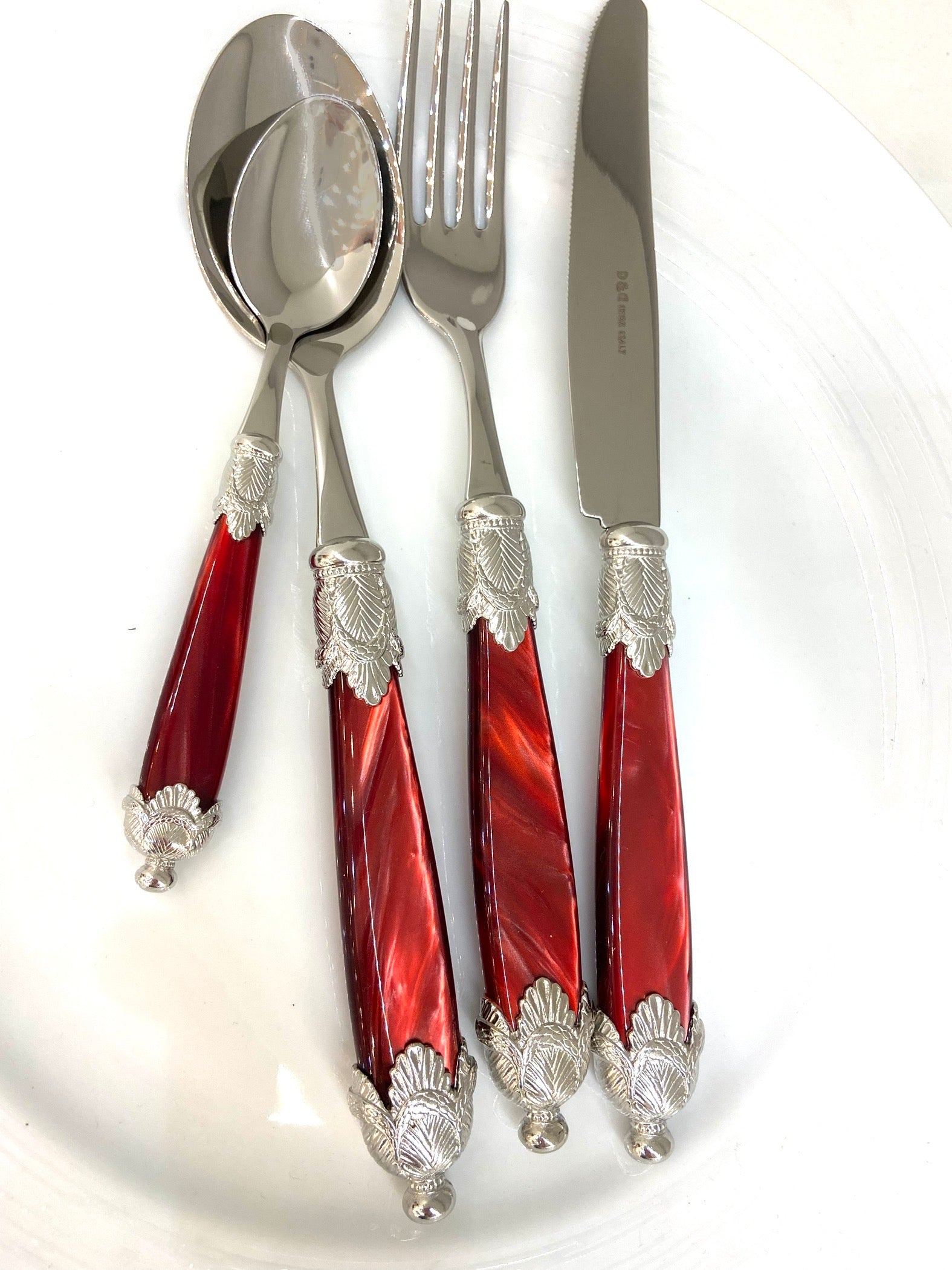 Siena argent bordeaux - Maison porcel  | Porcelaine