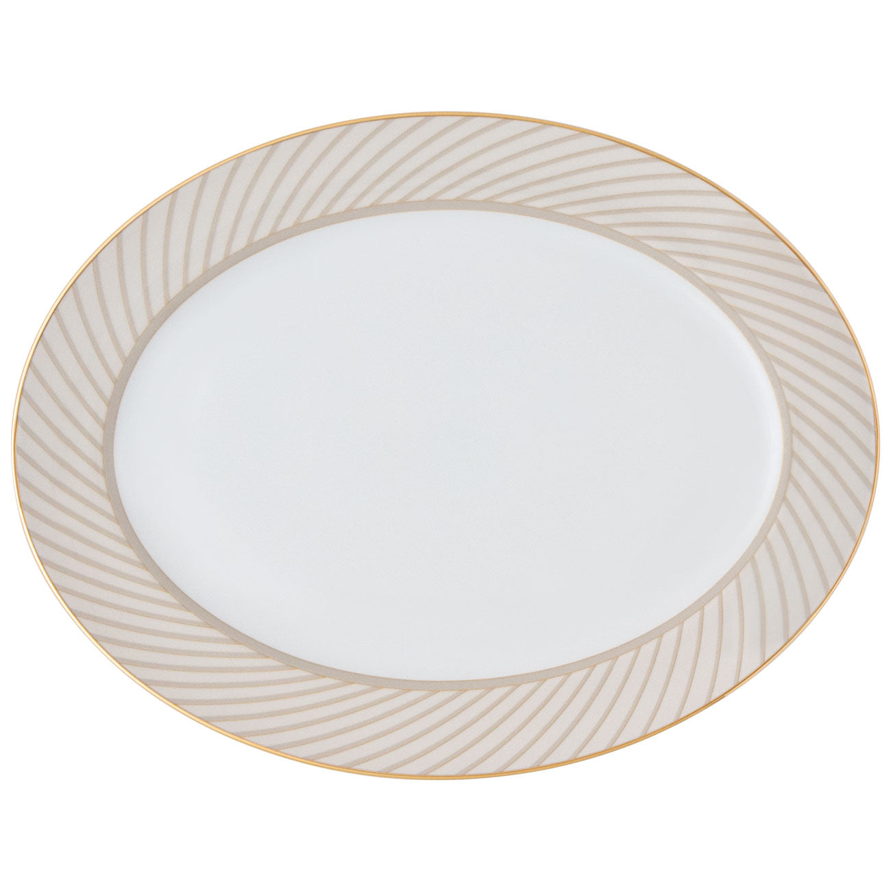 Plat 39cm en porcelaine - Flare
