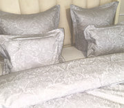 Housse de couette Utopia Gris 300 fils - Maison porcel  | Porcelaine