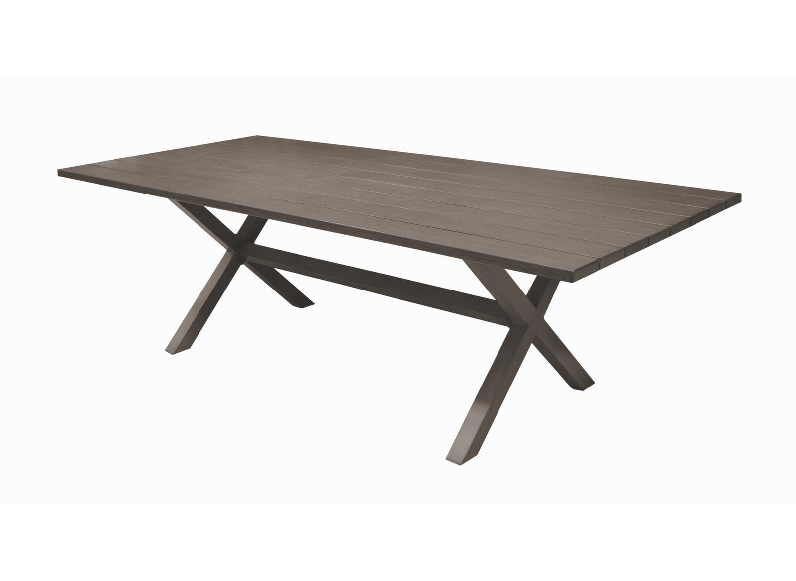 Table de jardin Cross 240 cm - Brun