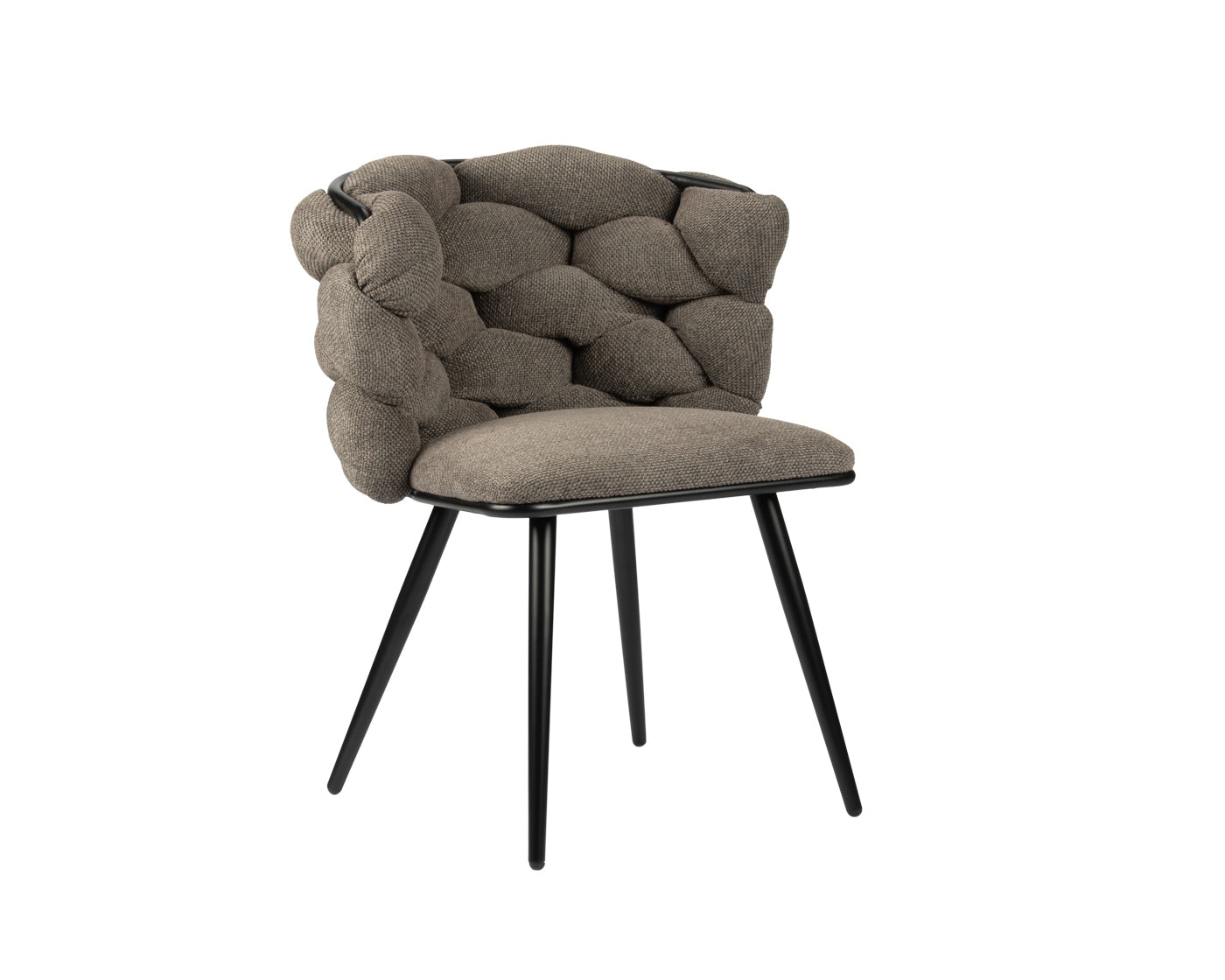 Chaise Roka taupe - Maison porcel  | Porcelaine