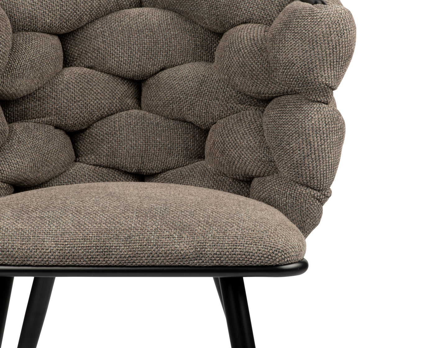 Chaise Roka taupe - Maison porcel  | Porcelaine