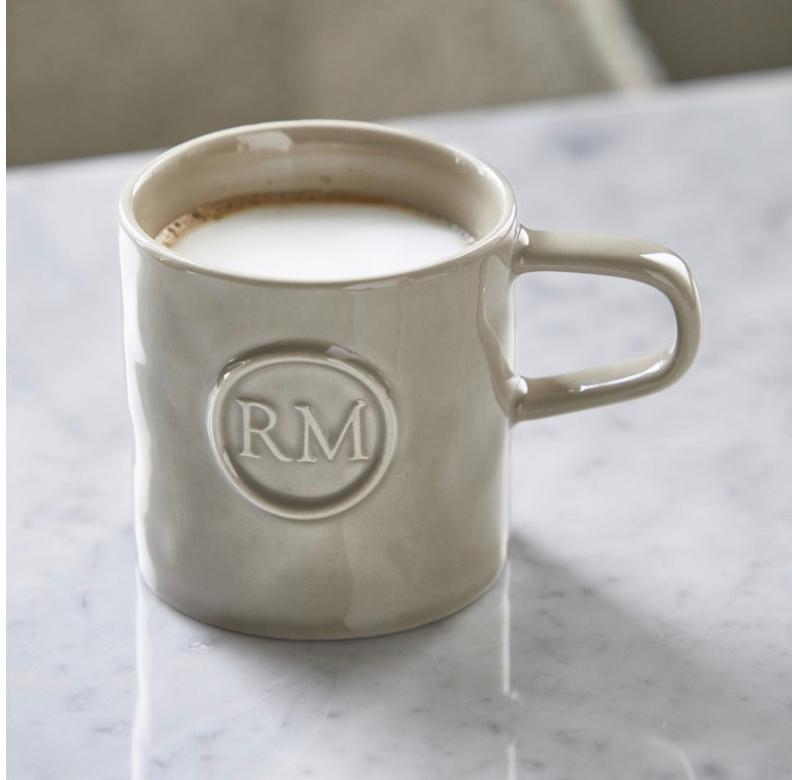 Mug portofino flax M - Beige lin
