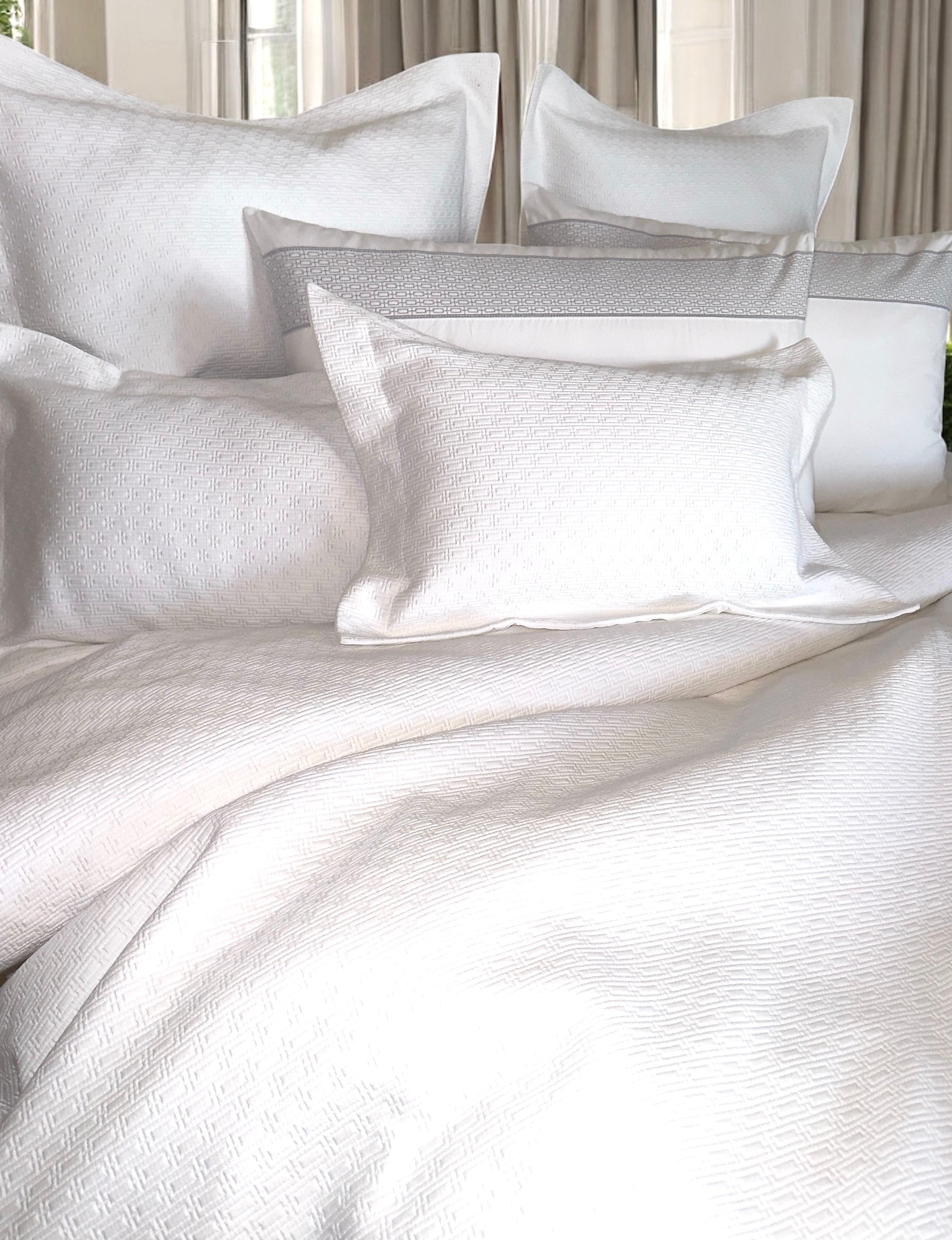 Housse de couette Lisbon 100%coton Lux