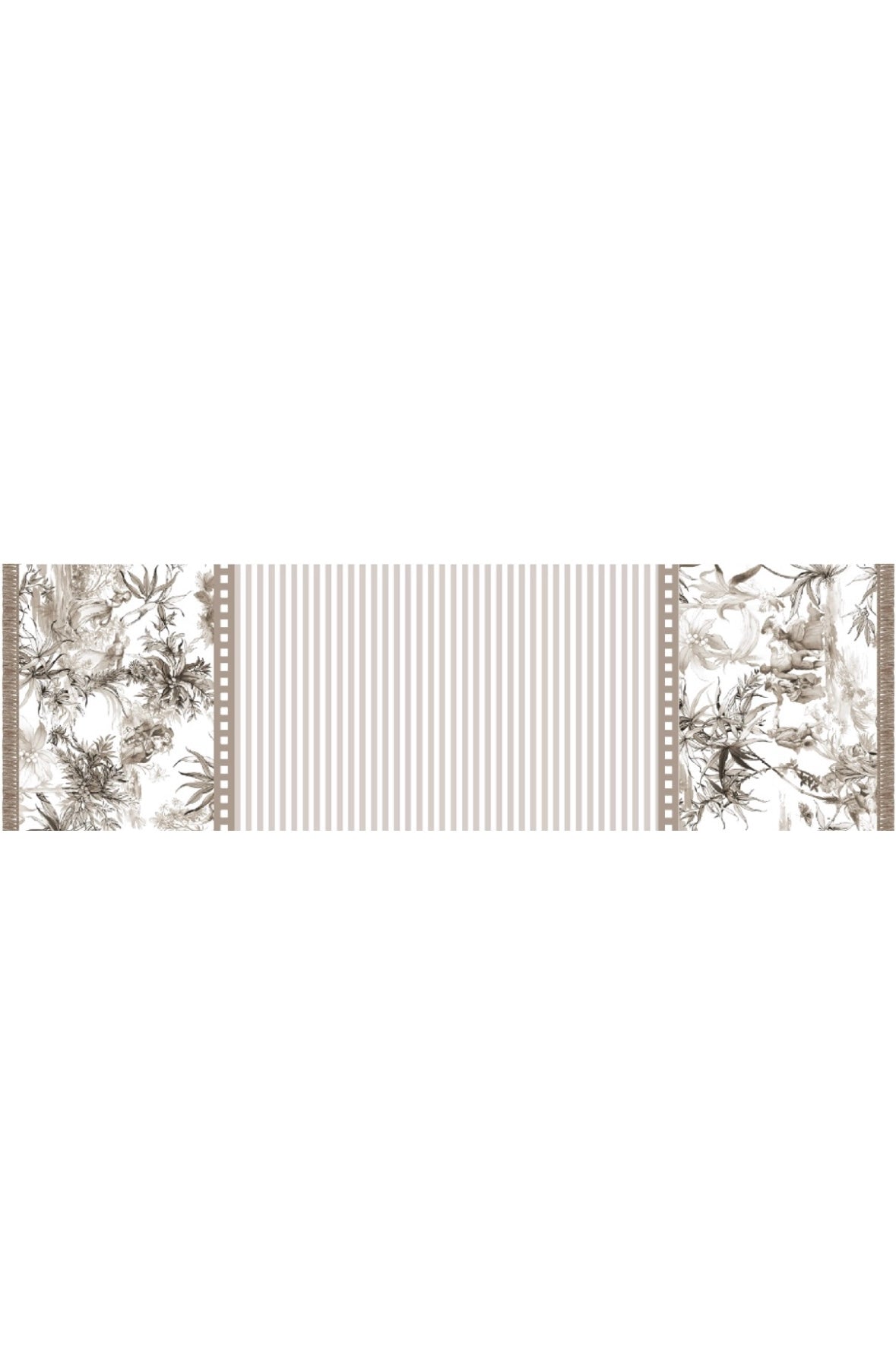 Chemin de table anti tache - joke taupe