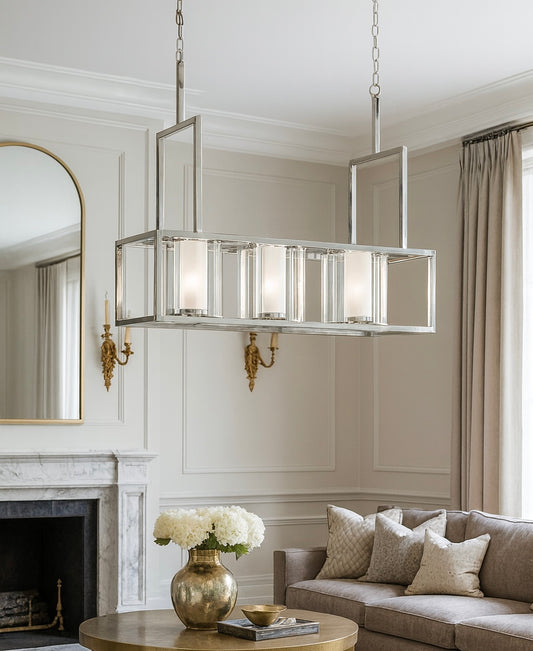 Suspension Jayda - Métal & verre