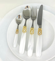 France doré blanc - Maison porcel  | Porcelaine