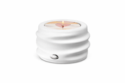 Petite Bougie en résine - Onde Blanc
