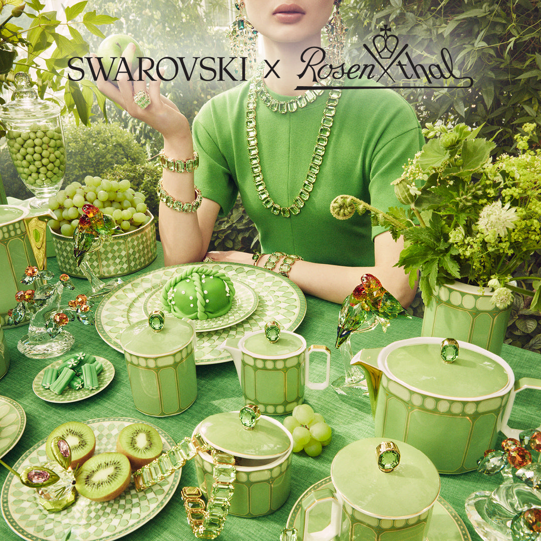 Saucière en porcelaine - Signum fern Swarovski