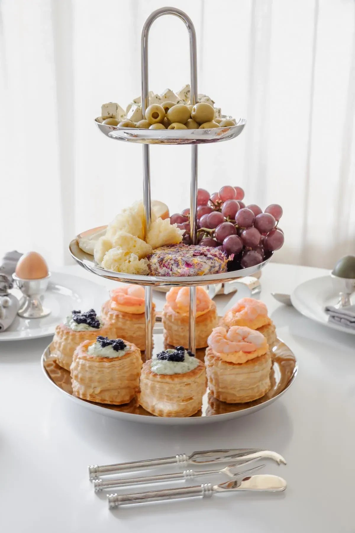 Set 3 pièces Plaqué Argent – Lea