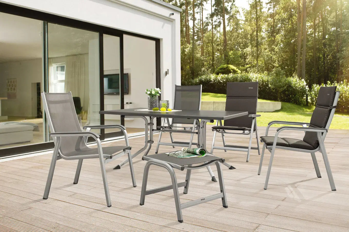 Fauteuil Kettler Basicplus - argent/anthracite