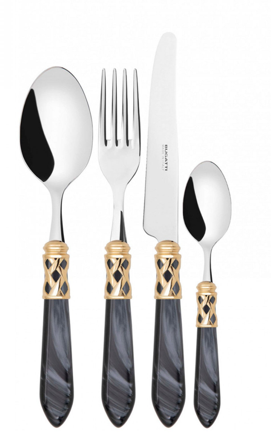 Bugatti Aladdin noir doré - Maison porcel  | Porcelaine