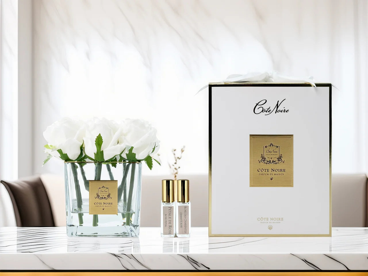 Bouquet côte noire - Couture 9 rose ivoire