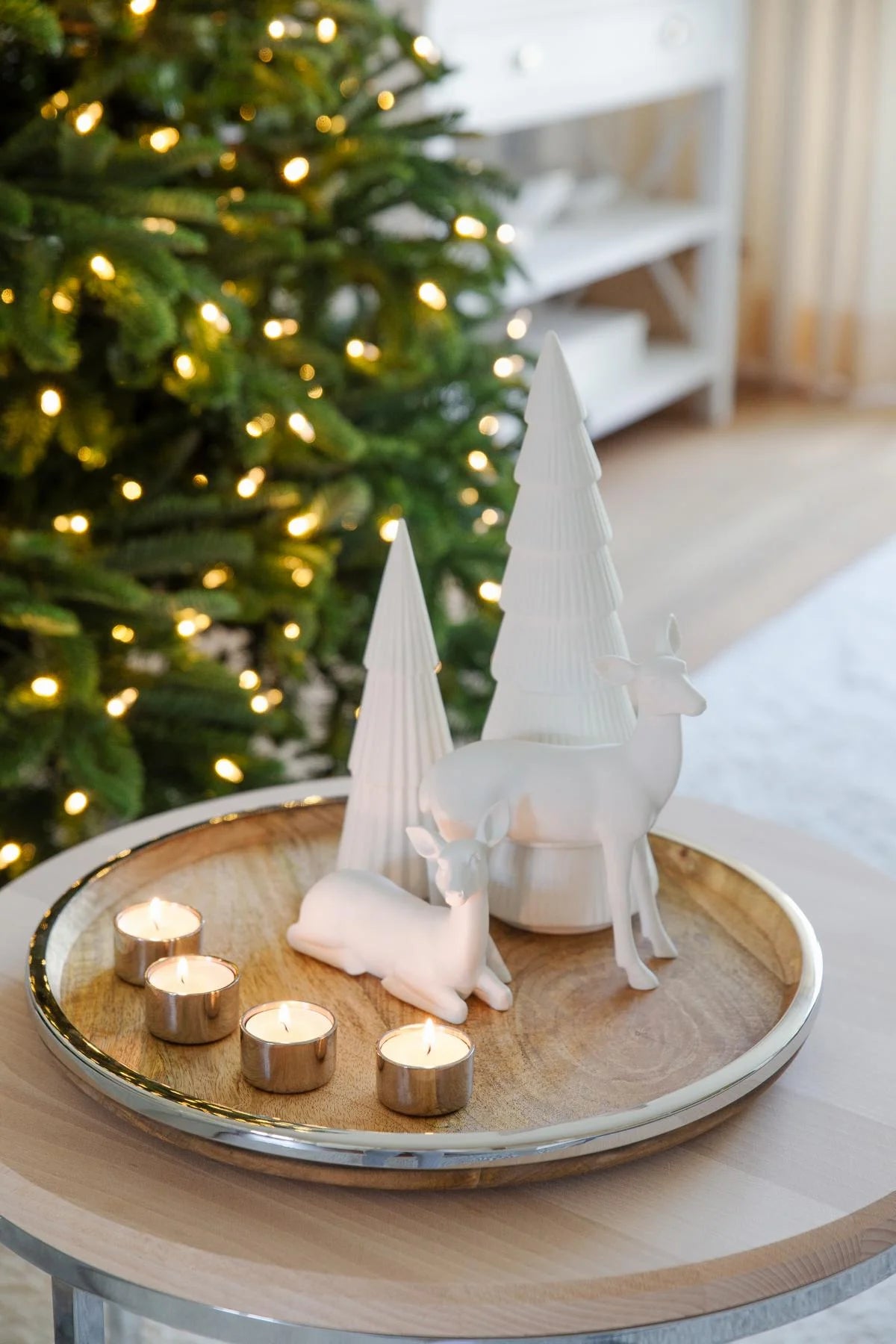 Plateau 40cm en bois de manguier - Cincinnati