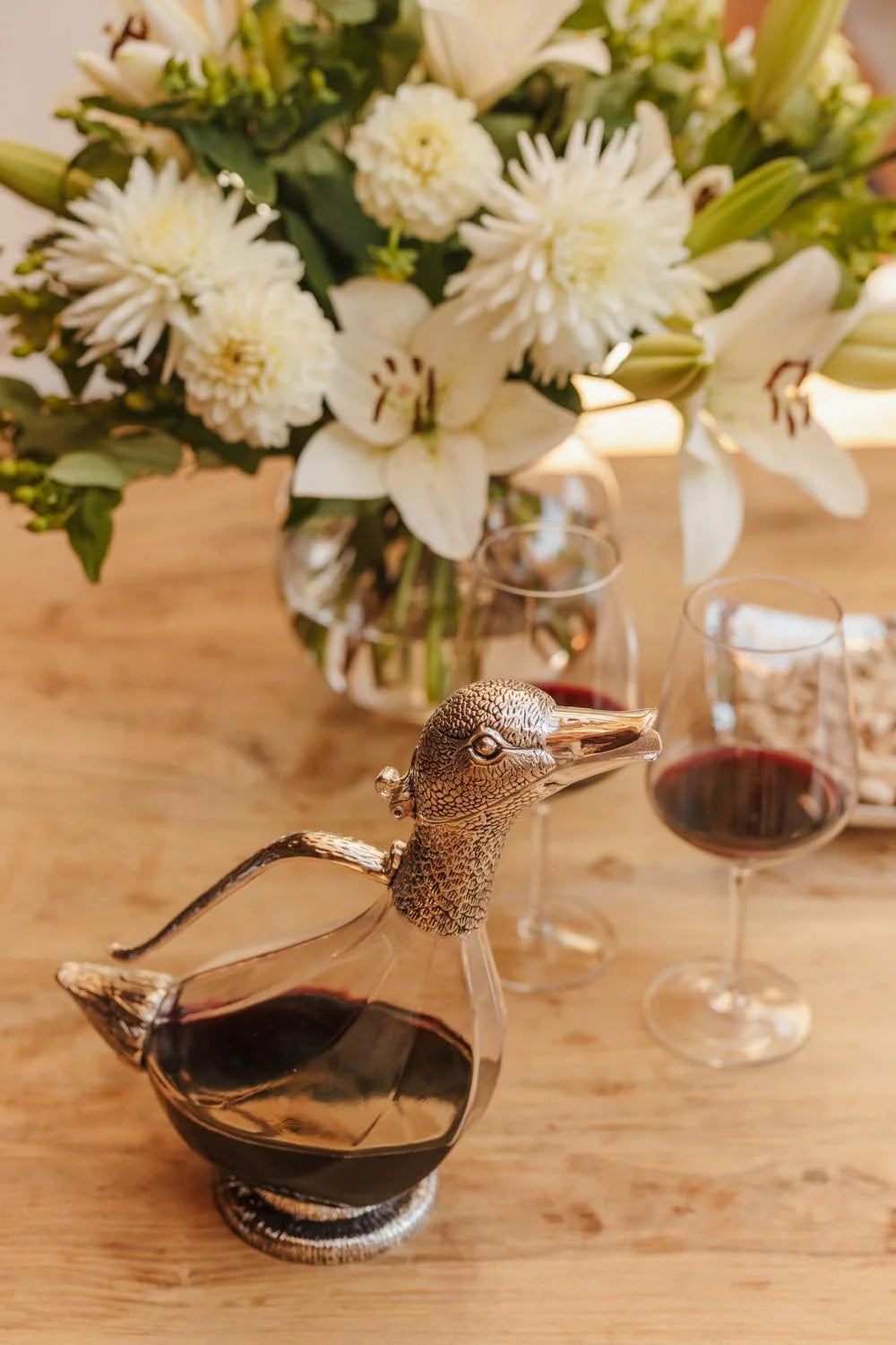 Décanteur plaqué argent - Daisy