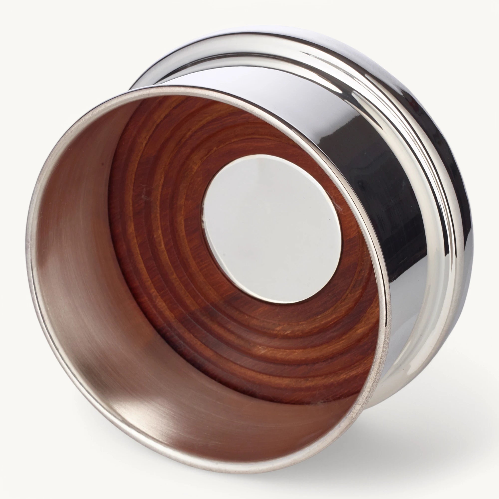 Dessous de Bouteille en plaqué Argent - Derby 10cm